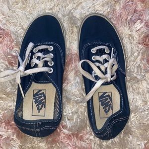 Women 5.5 dark blue Vans sneakers